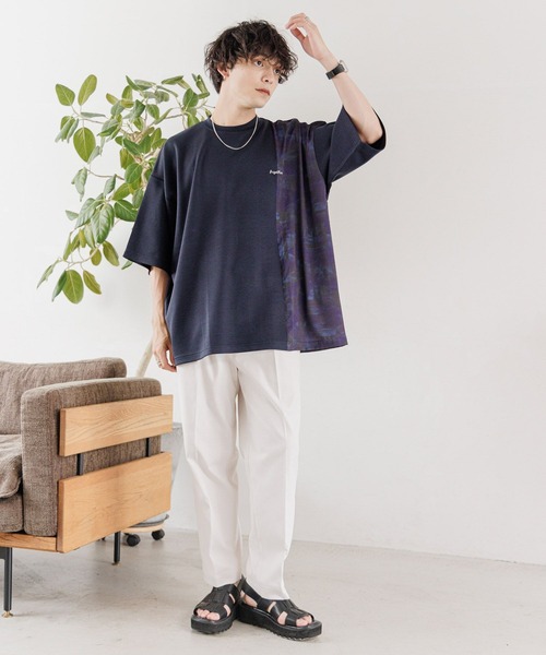 RAGEBLUE(レイジブルー)の「Center crease/twill tuck tapered slacks / センタープレス/SORONA(R)ツイルタックテーパードスラックス(スラックス・メンズ・ホワイト/ブラック/ブラウン/グレー・SMALL/MEDIUM/LARGE)」の7枚目の写真