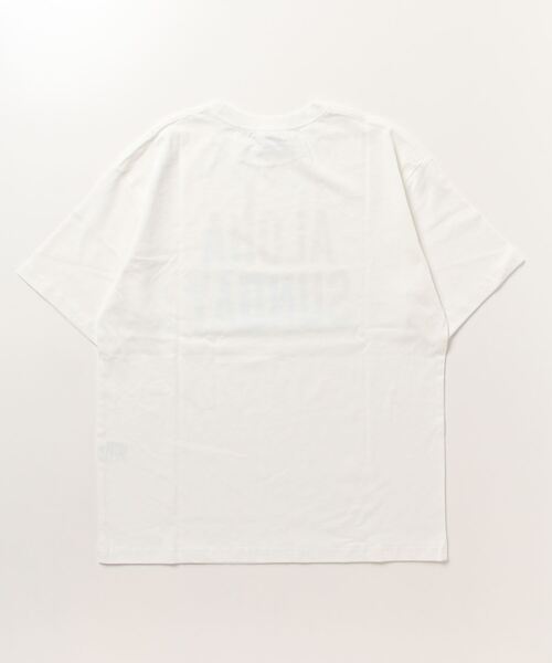 ALOHA SUNDAY（アロハサンデー）の「【ムラサキスポーツ別注】ALOHA SUNDAY/アロハサンデー デザインTシャツ AS-MS-005（Tシャツ/カットソー・レディース・ホワイト/ブラック・M/L）」の3枚目の写真