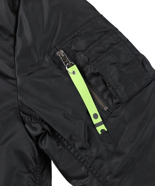 ZOZO(ゾゾ)の「Collar×Malice×ZOZOTOWNオリジナル MA-1白石 景之(MA-1・レディース・ブラック・ONE SIZE)」の3枚目の写真