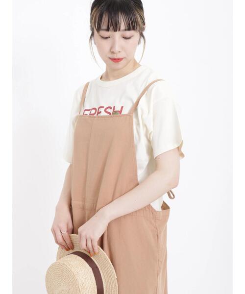 Samansa Mos2(サマンサ モスモス)の「実柄プリントアソートTシャツ(Tシャツ/カットソー・レディース・オフホワイト/ネイビー/キナリ/ブルー・F)」の5枚目の写真