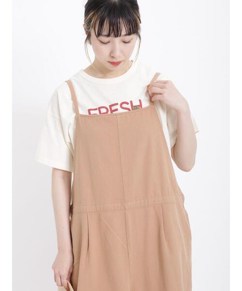 Samansa Mos2(サマンサ モスモス)の「実柄プリントアソートTシャツ(Tシャツ/カットソー・レディース・オフホワイト/ネイビー/キナリ/ブルー・F)」の6枚目の写真