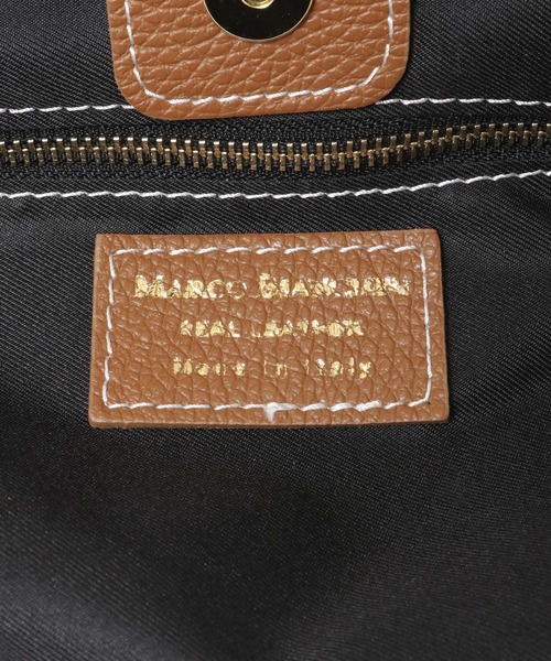 MARCO BIANCHINI(マルコビアンチーニ)の「MARCO BIANCHINI バンブーミニトートバッグ(トートバッグ・レディース・ブラック/ブラウン・ONE)」の11枚目の写真