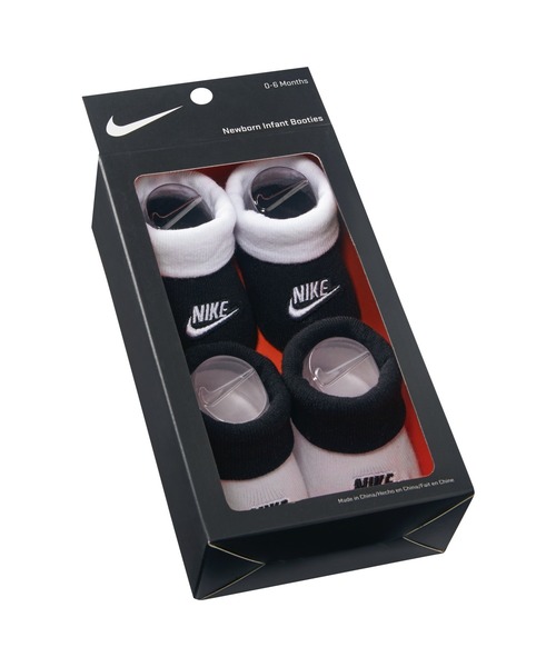 NIKE（ナイキ）の「ナイキ ベビー ブーティー (2足) / NikeBaby (0-6M) Booties (2 Pairs)（ソックス/靴下・キッズ・ブラック/グレー・65）」の5枚目の写真