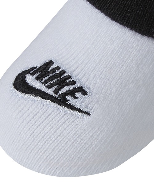 NIKE（ナイキ）の「ナイキ ベビー ブーティー (2足) / NikeBaby (0-6M) Booties (2 Pairs)（ソックス/靴下・キッズ・ブラック/グレー・65）」の6枚目の写真