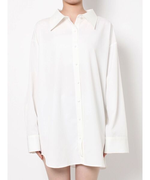 EVRIS（エヴリス）の「ワイドスリーブBIGシャツ（シャツ/ブラウス・レディース・カーキ/ベージュ/ホワイト・FREE）」の18枚目の写真