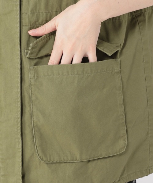 studio CLIP（スタディオクリップ）の「ノーカラーミリタリーベスト（ベスト・レディース・ネイビー/ベージュ/カーキ・FREE）」の16枚目の写真