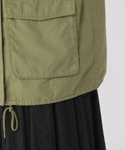 studio CLIP（スタディオクリップ）の「ノーカラーミリタリーベスト（ベスト・レディース・ネイビー/ベージュ/カーキ・FREE）」の17枚目の写真