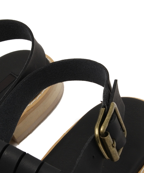 Kastane(カスタネ)の「【Kastane】フリンジサンダル(サンダル・レディース・ブラック/ブラウン/ベージュ・38/37/36)」の8枚目の写真