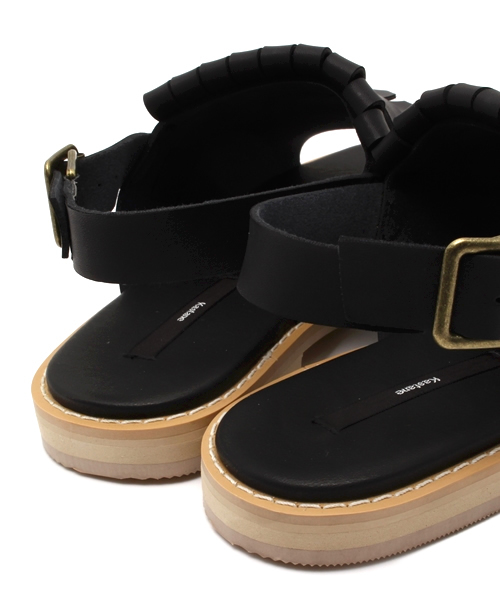 Kastane(カスタネ)の「【Kastane】フリンジサンダル(サンダル・レディース・ブラック/ブラウン/ベージュ・38/37/36)」の9枚目の写真