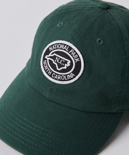 PARROTT CANVAS(パロットキャンバス)の「N.C. OVAL LOGO CAP/キャップ(キャップ・レディース・ブラック/グリーン・FREE)」の3枚目の写真