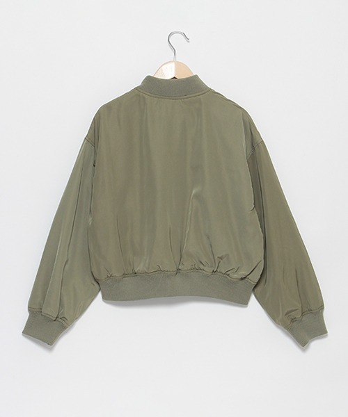 LOVETOXIC（ラブトキシック）の「リバーシブルブルゾン（ブルゾン・キッズ・カーキ/ブラック/アイボリー・M/L/S）」の4枚目の写真