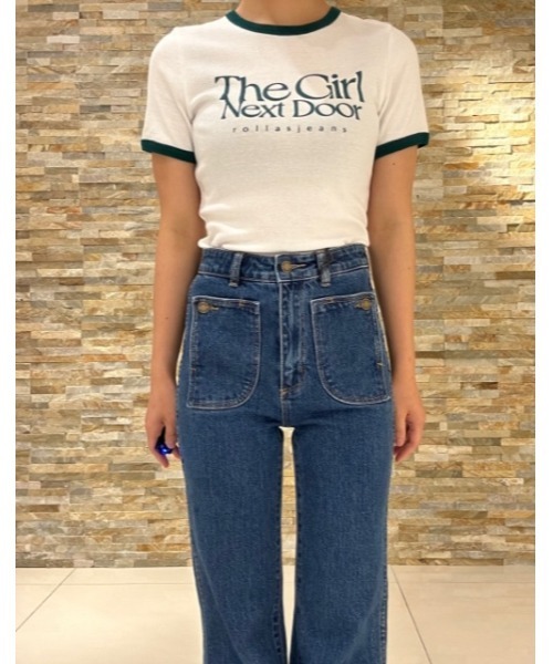tシャツ GIRL NEXT DOOR BABY RIB TEE レディース セール】GIRL NEXT DOOR BABY RIB TEE（Tシャツ/カットソー