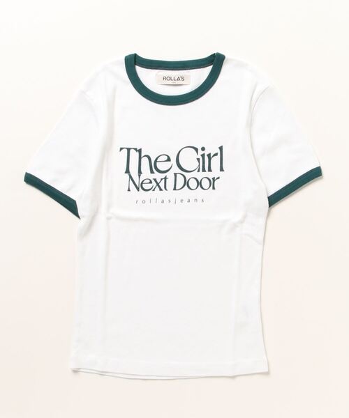 tシャツ GIRL NEXT DOOR BABY RIB TEE レディース セール】GIRL NEXT DOOR BABY RIB TEE（Tシャツ/カットソー
