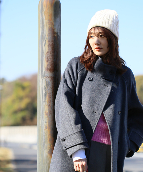 JOURNAL STANDARD relume（ジャーナルスタンダード　レリューム）の「【HTS / エイチティーエス】CABLE WATCH CAP：キャップ（ニットキャップ/ビーニー・レディース・ブルー/ブラック/ホワイト×ホワイト/ベージュ系その他・FREE）」の14枚目の写真