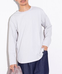 【GLOSTER/グロスター】レイヤードラウンド長袖Tシャツ オールマイティー AlmighTee