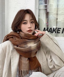 meJane | マドラスチェック大判ストール(ストール/ショール)