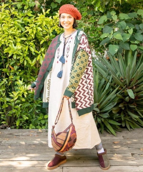 チャイハネ（チャイハネ）の「【チャイハネ】ボアシュサボシューズ（その他シューズ・レディース・ブラウン/ピンク/カーキ/チャコール・M/L）」の12枚目の写真