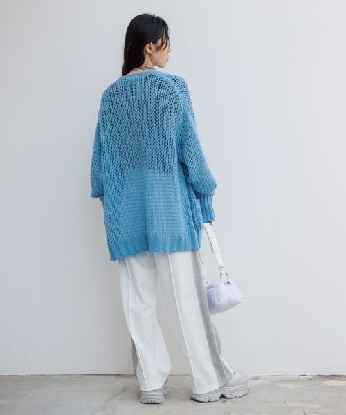 JEANASIS（ジーナシス）の「シャイニーラインジャージパンツ/985869（その他パンツ・レディース・ホワイト/ブラック/グレー系その他・FREE）」の15枚目の写真