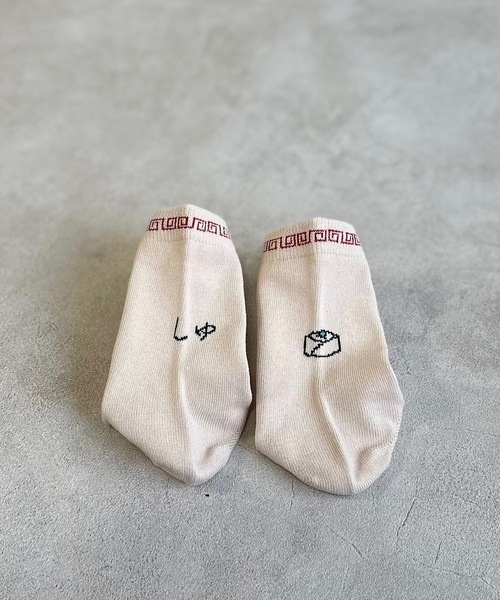 MARKEY'S（マーキーズ）の「クルーソックス/しゅ（19～22cm）（ソックス/靴下・キッズ・オフホワイト/ピンク/イエロー・M/L）」の4枚目の写真