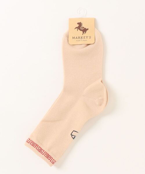 MARKEY'S（マーキーズ）の「クルーソックス/しゅ（19～22cm）（ソックス/靴下・キッズ・オフホワイト/ピンク/イエロー・M/L）」の7枚目の写真