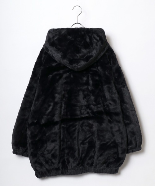 セール】フェイクファー ジップアップパーカー ジャケットブルゾン