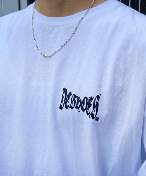 DC（ディーシー）の「DC/ディーシー ロンT バックプリント スリーブプリント ヘビーウェイト DLT241014（Tシャツ/カットソー・メンズ・ブラック/ホワイト/ベージュ・M/XL/L）」の14枚目の写真