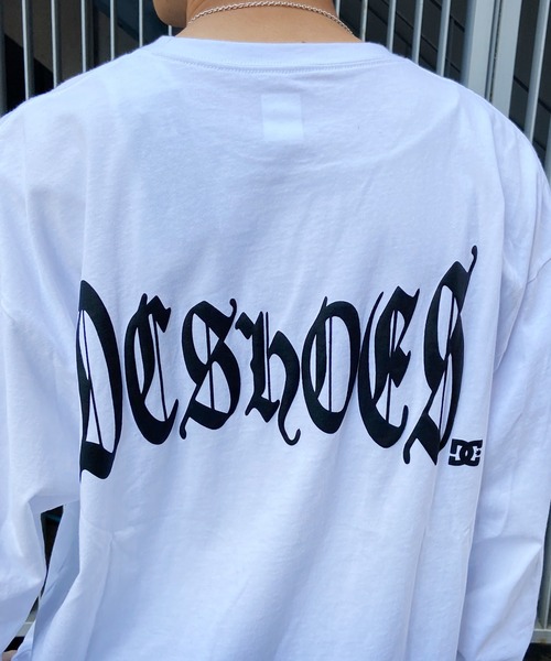 DC（ディーシー）の「DC/ディーシー ロンT バックプリント スリーブプリント ヘビーウェイト DLT241014（Tシャツ/カットソー・メンズ・ブラック/ホワイト/ベージュ・M/XL/L）」の17枚目の写真