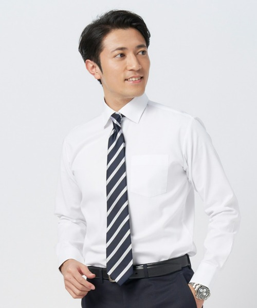 TOKYO SHIRTS(トウキョウシャツ)の「絹100% ベーシックネクタイ(ネクタイ・メンズ・ネイビー系3/ネイビー系5/ネイビー系9/ネイビー系1/ネイビー系6/ネイビー系/ネイビー系8/ネイビー系4/ネイビー系7/ネイビー系2・FREE)」の7枚目の写真