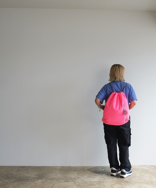 COMMON WARE（コモンウェアー）の「EM:cheek knapsack チークナップサック（バックパック/リュック・レディース・ブラック/グリーン/ピンク/イエロー・FREE）」の12枚目の写真