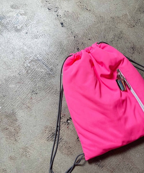 COMMON WARE（コモンウェアー）の「EM:cheek knapsack チークナップサック（バックパック/リュック・レディース・ブラック/グリーン/ピンク/イエロー・FREE）」の14枚目の写真