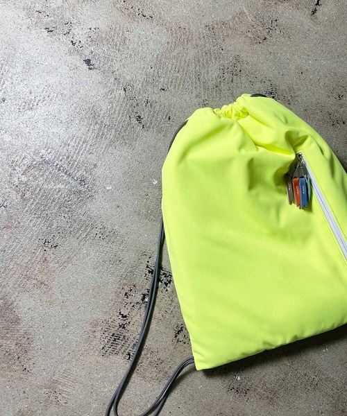 COMMON WARE（コモンウェアー）の「EM:cheek knapsack チークナップサック（バックパック/リュック・レディース・ブラック/グリーン/ピンク/イエロー・FREE）」の11枚目の写真