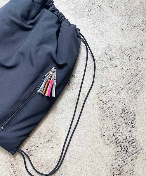 COMMON WARE（コモンウェアー）の「EM:cheek knapsack チークナップサック（バックパック/リュック・レディース・ブラック/グリーン/ピンク/イエロー・FREE）」の7枚目の写真