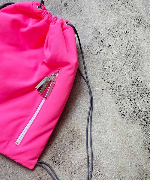 COMMON WARE（コモンウェアー）の「EM:cheek knapsack チークナップサック（バックパック/リュック・レディース・ブラック/グリーン/ピンク/イエロー・FREE）」の13枚目の写真