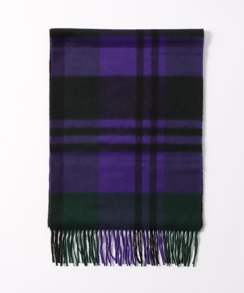 Joshua Ellis カシミヤマフラー プライマリーウォッチ 35×190