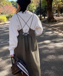 fredy emue | キルティングカットキャミワンピース(ワンピース)