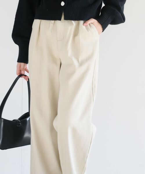 rps（アールピーエス）の「ハトメワイドパンツ（スラックス・レディース・インディゴブルー/ブルー/アイボリー・フリー）」の16枚目の写真