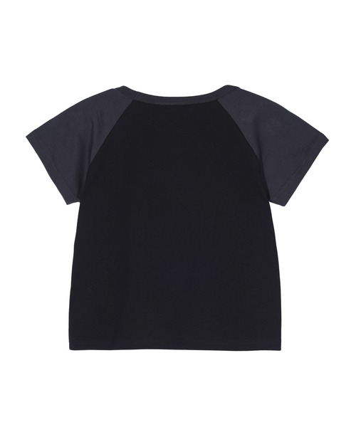 X-girl（エックスガール）の「SPRAY PRINT AND EMBROIDERY S/S