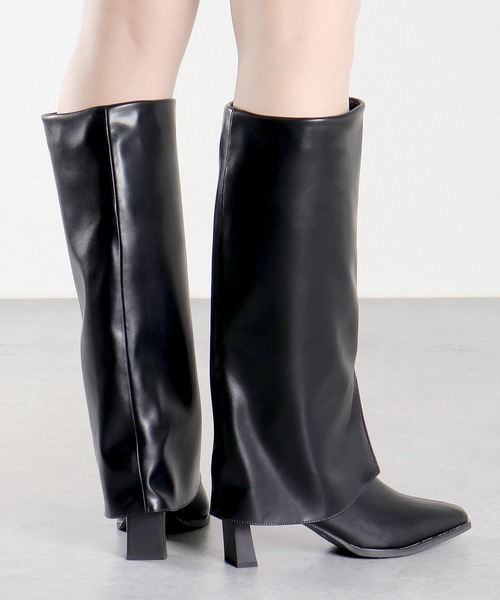 【セール】スクエア カバーロングブーツ（ブーツ）｜LibertyDoll（リバティードール）