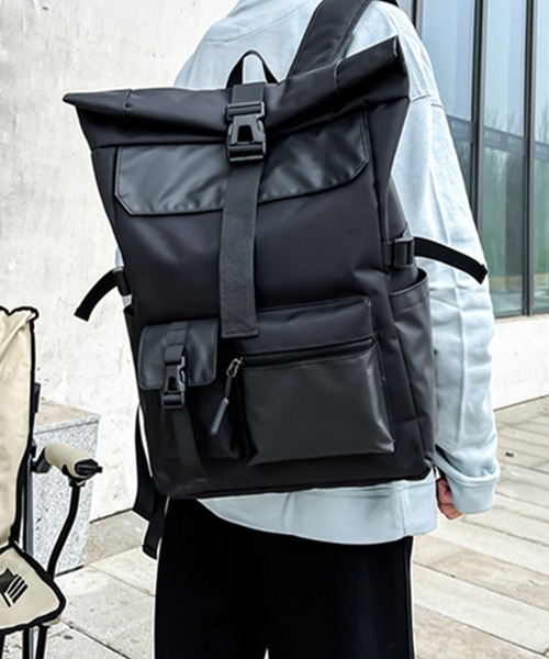 aimoha(アイモハ)の「aimoha outdoorユニセックスリュック(バックパック/リュック・レディース・ネイビー/ブラック・FREE)」の2枚目の写真