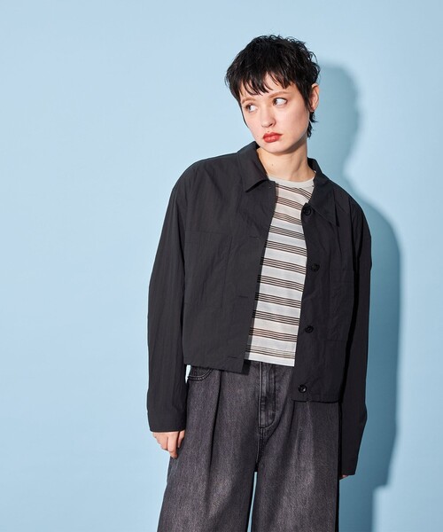 CITEN（シテン）の「＜CITEN＞ライト ナイロン オーバーシャツ（シャツ 
