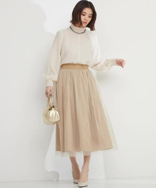 Tiara（ティアラ）の「ハイネックブラウス（シャツ/ブラウス・レディース・アイボリー/ブラック/ピンク・FREE）」の9枚目の写真