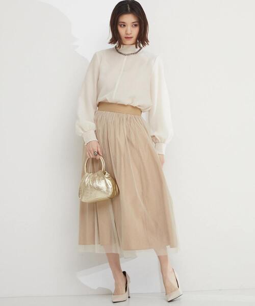 Tiara（ティアラ）の「ハイネックブラウス（シャツ/ブラウス・レディース・アイボリー/ブラック/ピンク・FREE）」の10枚目の写真