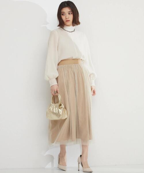 Tiara（ティアラ）の「ハイネックブラウス（シャツ/ブラウス・レディース・アイボリー/ブラック/ピンク・FREE）」の18枚目の写真