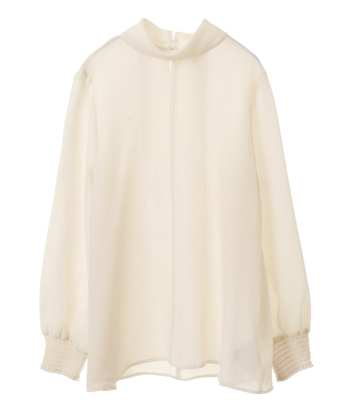 Tiara（ティアラ）の「ハイネックブラウス（シャツ/ブラウス・レディース・アイボリー/ブラック/ピンク・FREE）」の19枚目の写真