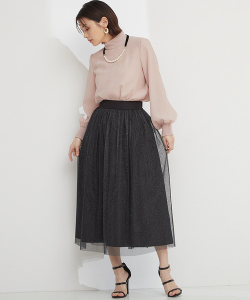 Tiara（ティアラ）の「ハイネックブラウス（シャツ/ブラウス・レディース・アイボリー/ブラック/ピンク・FREE）」の17枚目の写真