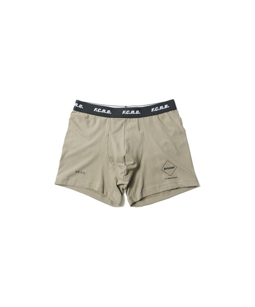 F.C.Real Bristol（エフシーレアルブリストル）の「SEEK AUTHENTIC LOGO BOXER BRIEF（ボクサーパンツ・メンズ・ブラック/グレー/ベージュ・LARGE/MEDIUM）」の6枚目の写真