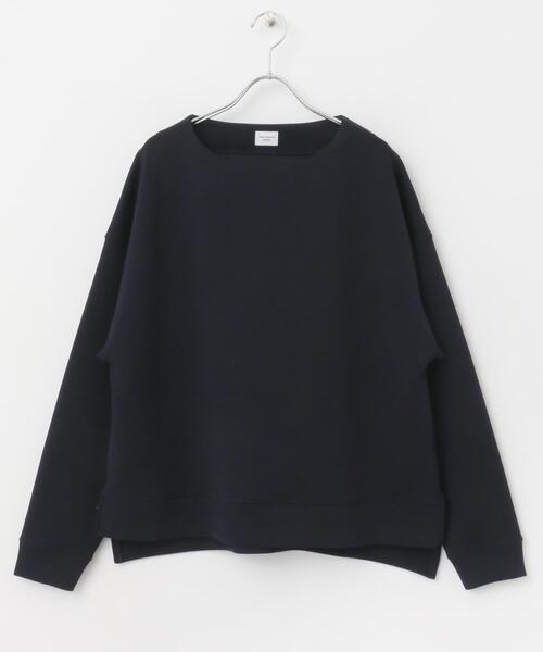 URBAN RESEARCH DOORS(アーバンリサーチドアーズ)の「ライトダンボールニットプルオーバー(Tシャツ/カットソー・レディース・ブルー/ネイビー/オフホワイト・MEDIUM)」の5枚目の写真