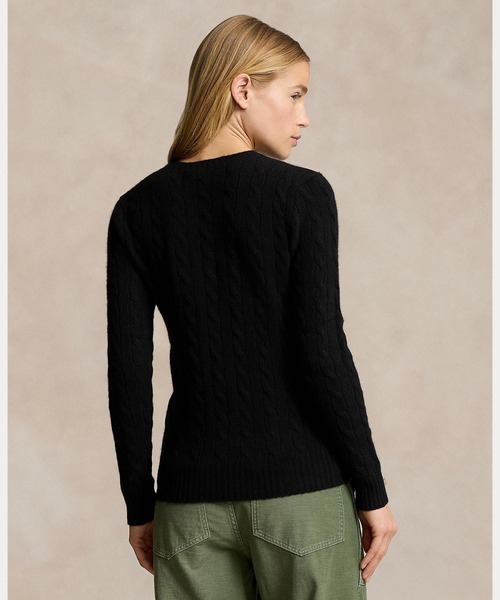 ケーブルニット ウールカシミヤ セーター（ニット/セーター）｜POLO