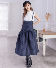 clear | サス付き2wayドット柄ジャカードマーメイドスカート≪2024SS新作≫(スカート)