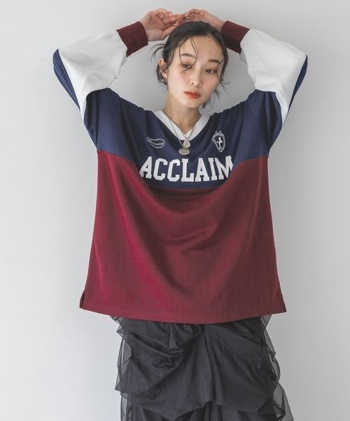 JEANASiS Vネックプルオーバー
